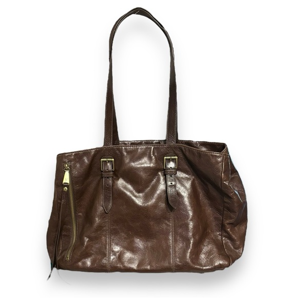 HOBO Cabot Dark Brown Leather Tote Bag
